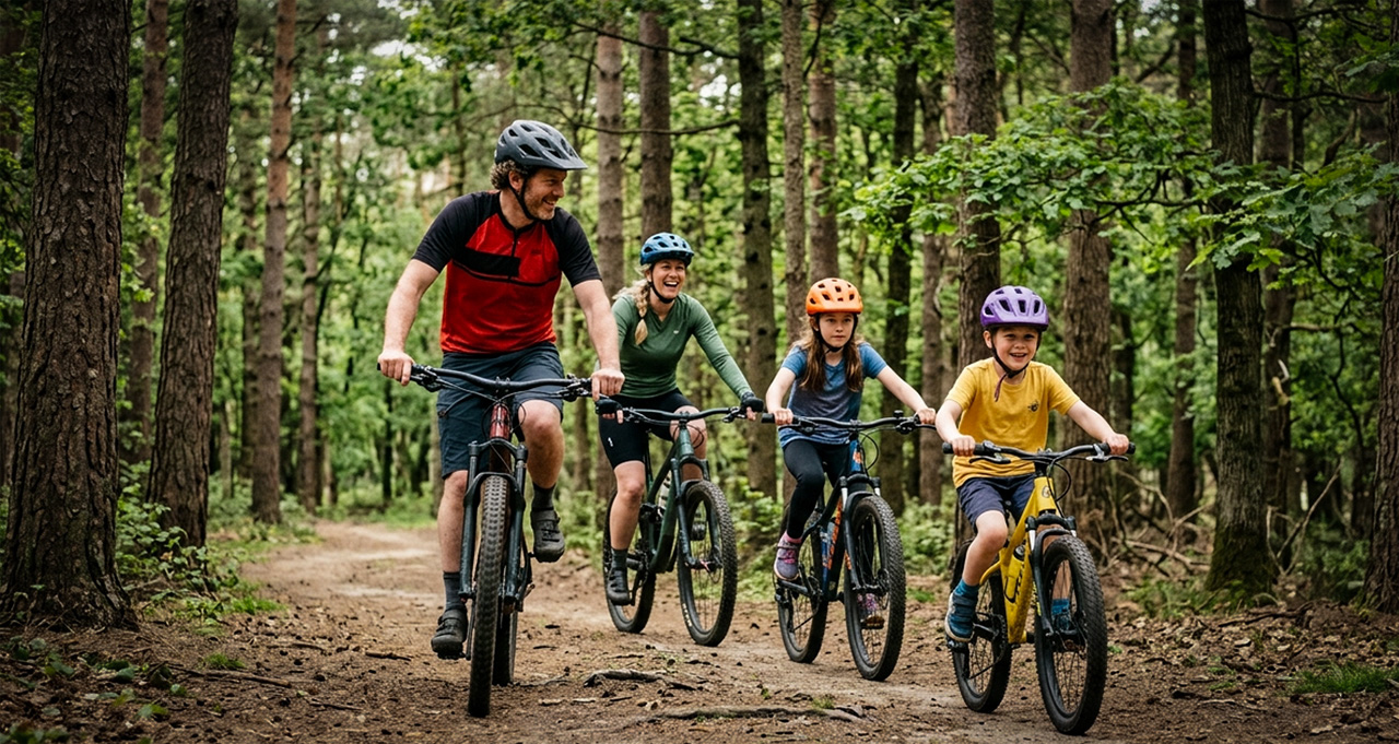Family Mountain Biking in Mohican